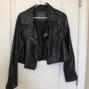 Black vinyl jacket